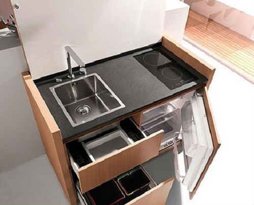 9 ý tưởng cải thiện không gian bếp nhỏ hẹp - Ảnh 6