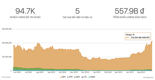 Giá Bitcoin tăng như vũ bão - Ảnh 2.