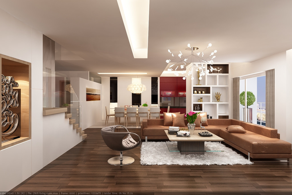 Nguyên tắc thiết kế nội thất kết hợp sàn gỗ và đồ nội thất - Ảnh 3