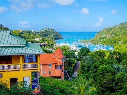 Saint Lucia l&agrave; một quốc đảo ở ph&iacute;a đ&ocirc;ng v&ugrave;ng biển Caribbea. (Ảnh: Shutterstock)