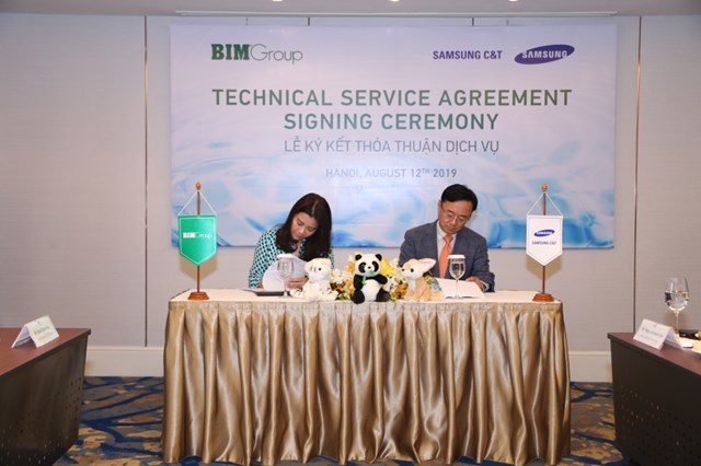 BIM Group kí kết thỏa thuận dịch vụ kỹ thuật với Samsung C&T nhằm phát triển dự án công viên nước Phu Quoc Marina - Ảnh 2