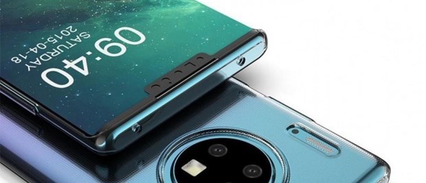 H&igrave;nh ảnh mẫu điện thoại Huawei Mate 30 bị r&ograve; rỉ. (Ảnh: gsmarena.com)