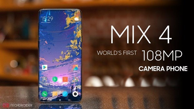 Mẫu điện thoại Mi Mix 4. (Ảnh: maxresdefault)
