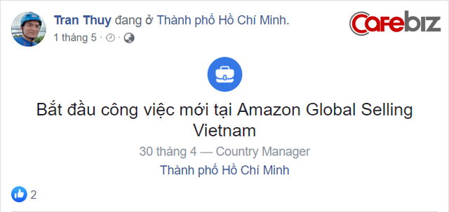 Amazon đã chính thức lập công ty tại Việt Nam, CEO là sếp cũ của Alibaba  - Ảnh 2