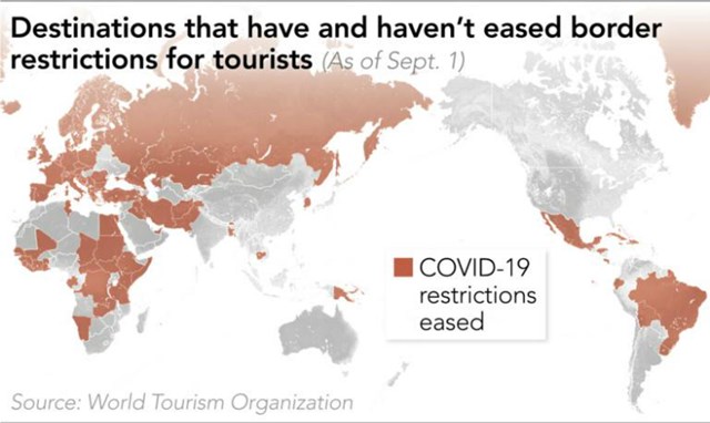 Hơn 60% quốc gia châu Á vẫn "cửa đóng then cài" với du khách nước ngoài - Ảnh 2