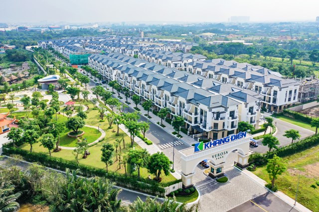 Tại Asia Property Awards 2019, Verosa Park - Quần thể nh&agrave; li&ecirc;n kế &amp; biệt thự đẳng cấp 5 sao của Khang Điền đ&atilde; đạt giải Thiết kế kiến tr&uacute;c cảnh quan nh&agrave; ở xuất sắc nhất (Best Housing Landscape Architectural Design). Ảnh KDH