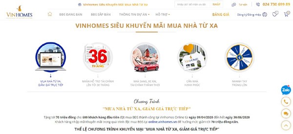 Vinhomes Online kh&ocirc;ng chỉ mang đến cho kh&aacute;ch h&agrave;ng lựa chọn mới. Ảnh VIC
