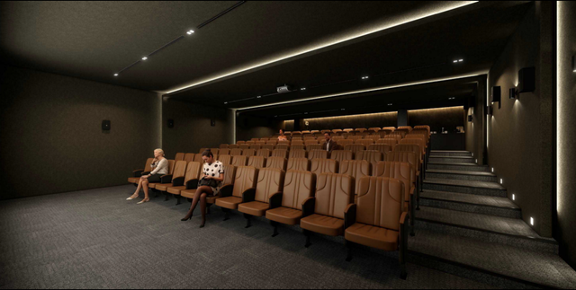 Rạp chiếu phim 4D với sức chứa 80 kh&aacute;ch. Ảnh NVL