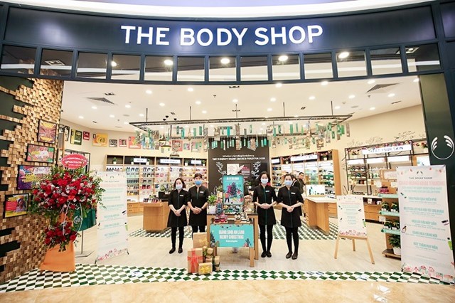 Tại Vincom Mega Mall Ocean Park - The Body Shop sở hữu cửa h&agrave;ng lớn nhất to&agrave;n chuỗi tại Việt Nam. Ảnh Vingroup