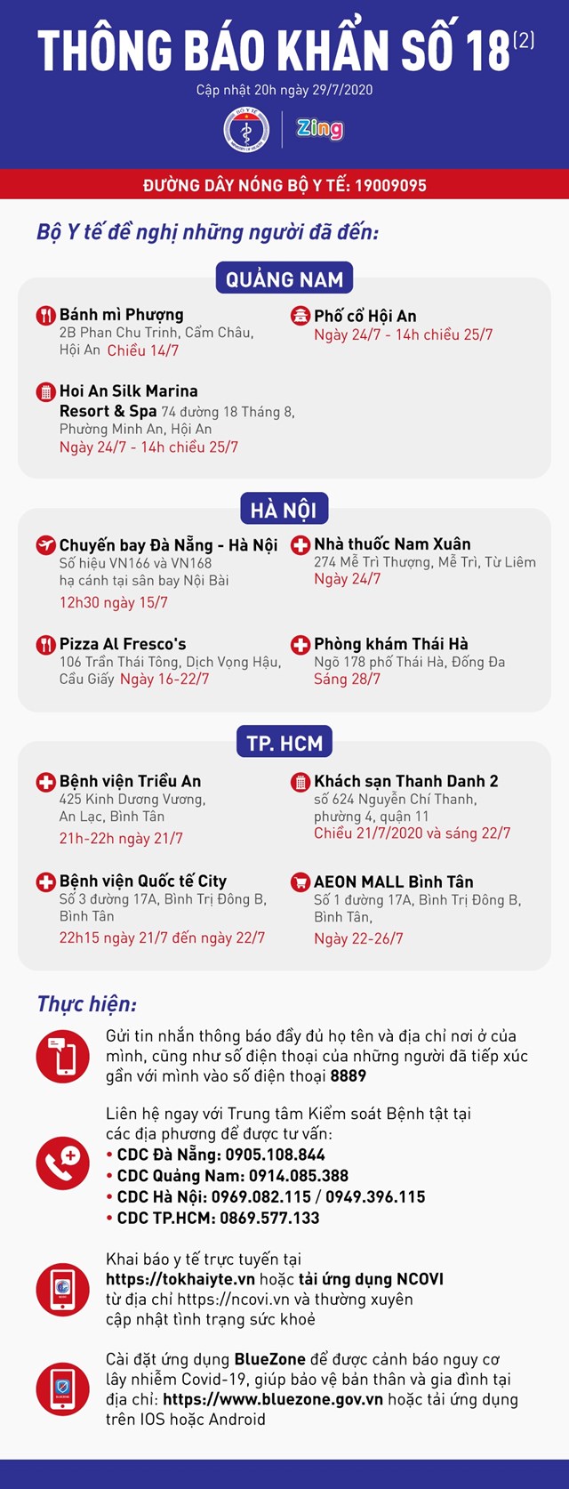  [Infographics] Các bệnh nhân Covid-19 ở Quảng Nam, Hà Nội, TP. Hồ Chí Minh đã đi đâu? - Ảnh 1