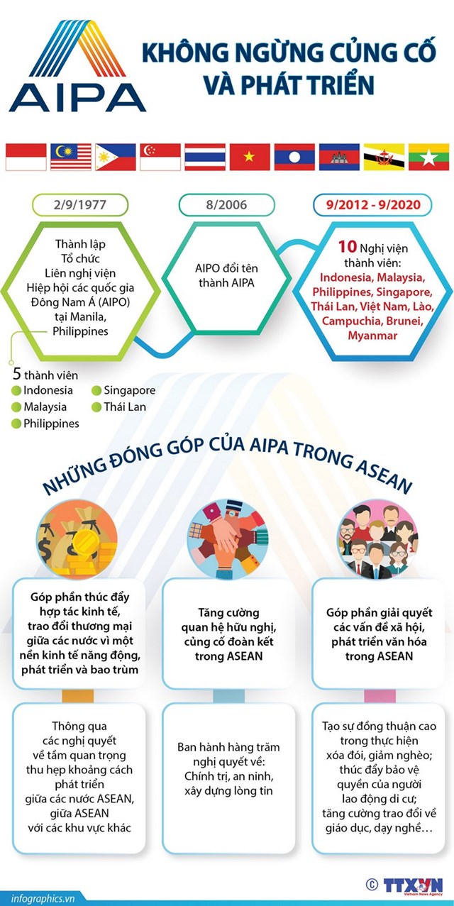 [Infographics] AIPA không ngừng củng cố và phát triển - Ảnh 1