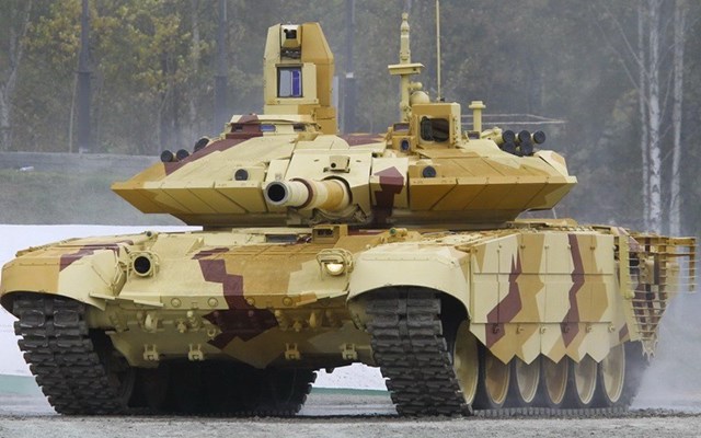 Trục trặc vừa xảy ra với thương vụ đặt mua 464 xe tăng T-90MS c&oacute; thể khiến Ấn Độ suy nghĩ lại về kế hoạch đặt h&agrave;ng th&ecirc;m 1.700 chiếc T-14 Armata trong tương lai.