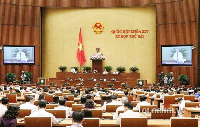 Quang cảnh phiên họp Quốc hội.