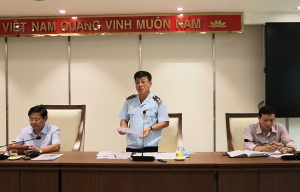 Phó Cục trưởng Cục Hải quan TP. Hà Nội Nguyễn Trường Giang. 