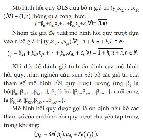 Tính ổn định của mô hình hồi quy trong mô hình hóa giá chứng khoán Việt Nam - Ảnh 6