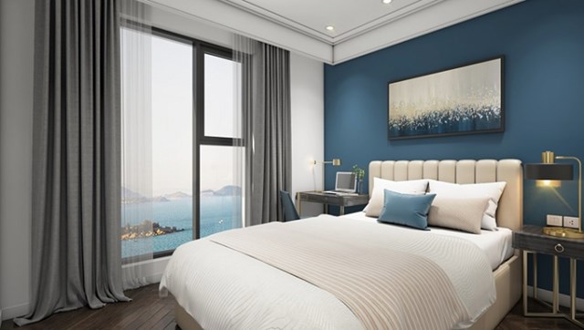 100% căn hộ Luxury Quy Nhơn đều có view biển và thành phố vô cùng ngoạn mục.