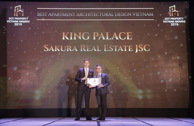 King Palace được vinh danh tại lễ trao giải Dot Property Awards 2019.