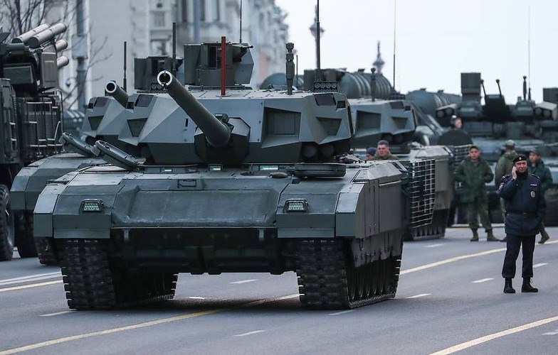 [Ảnh] Hiểm nguy rình rập siêu xe tăng T-14 Armata Nga tại chiến trường Idlib - Ảnh 6