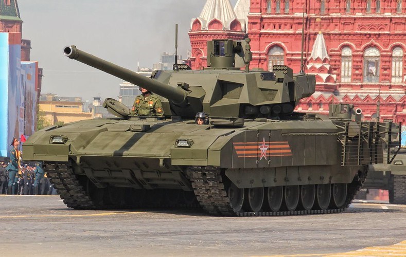 [Ảnh] Hiểm nguy rình rập siêu xe tăng T-14 Armata Nga tại chiến trường Idlib - Ảnh 1