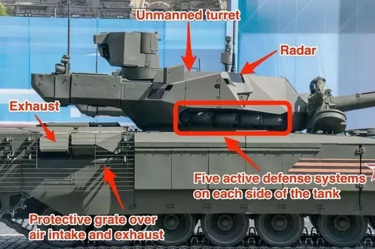 [Ảnh] Hiểm nguy rình rập siêu xe tăng T-14 Armata Nga tại chiến trường Idlib - Ảnh 13