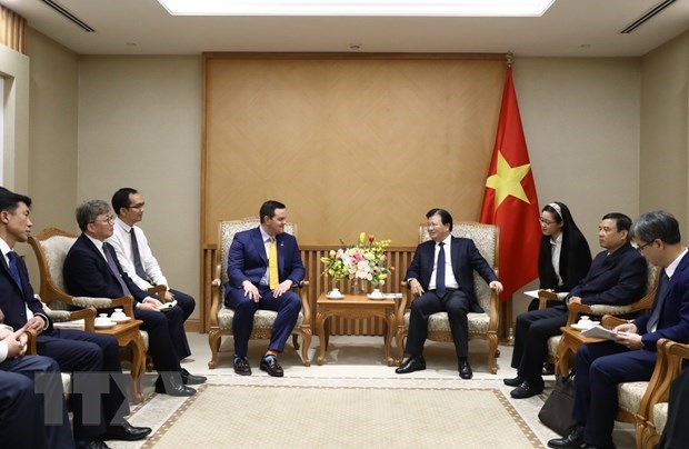 Quang cảnh buổi tiếp.