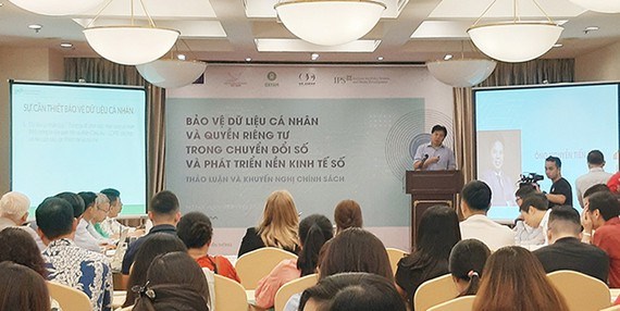 Quang cảnh&nbsp;hội thảo lấy &yacute; kiến doanh nghiệp v&agrave;o dự thảo nghị định quy định chi tiết thi h&agrave;nh một số điều của Luật Chứng kho&aacute;n 2019.