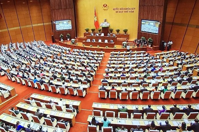 Quang cảnh phiên họp của Quốc hội