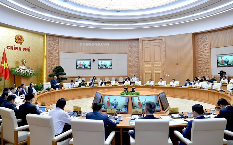 Quang cảnh Phiên họp Chính phủ tháng 10/2018.