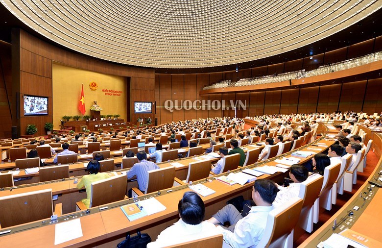 Quang cảnh phiên họp Kỳ họp thứ 6 Quốc hội Khóa XIV.