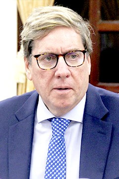Ông M.Ga-bri-en, Nghị sĩ, phát ngôn của Ủy ban Nghề cá Nghị viện châu Âu.