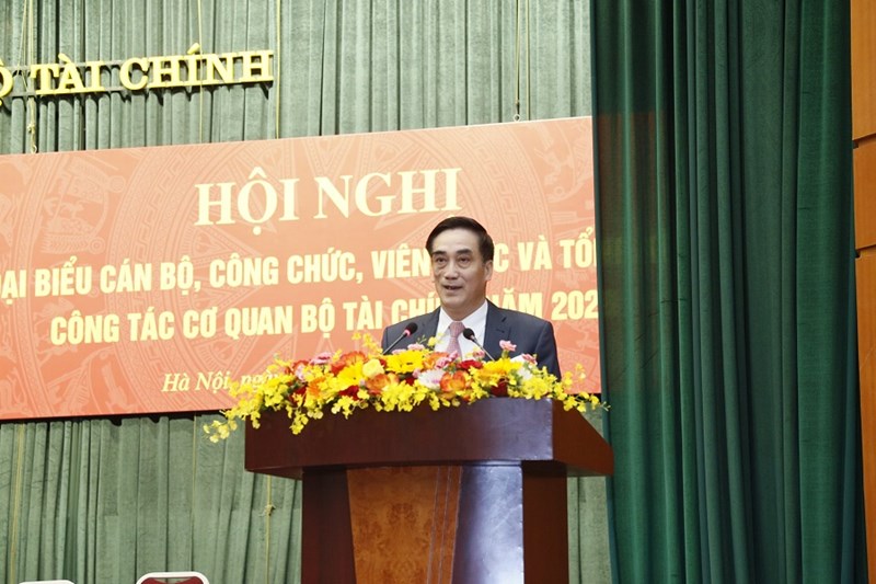 Thứ trưởng Trần Xu&acirc;n H&agrave; ph&aacute;t biểu chỉ đạo tại Hội nghị