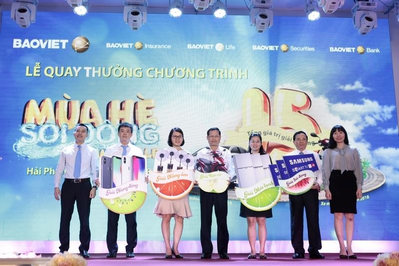 Lễ quay thưởng đợt 1 tổ chức tại Hải Phòng xác định chủ nhân của 241 giải thưởng có giá trị.