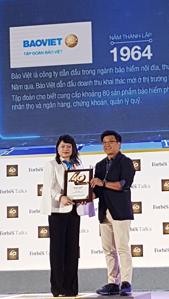 Bảo Việt tiếp tục khẳng định vị thế tại TOP 40 thương hiệu giá trị nhất Việt Nam năm 2018 - Ảnh 1