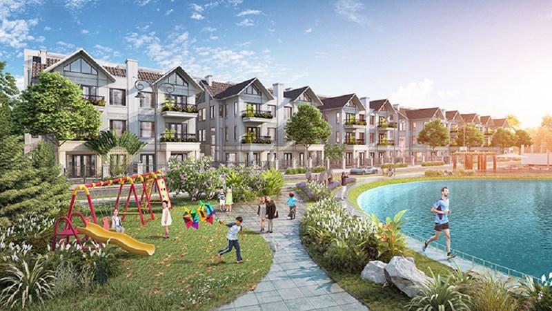 Hateco Apollo được đầu tư cảnh quan và cây xanh, hồ nhân tạo rộng hơn 3.000m2 mang đến không gian sống gần gũi với thiên nhiên