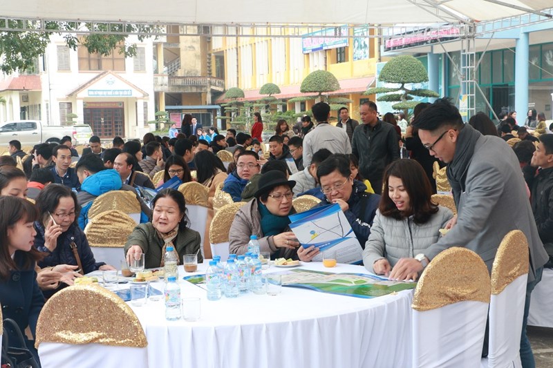 Dự án đất nền Thiên Lộc – Sông Công đạt được lượng giao dịch khủng trong ngày mở bán