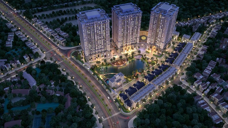 Tòa CT2 có vị trí ngay mặt đường 70 đang triển khai mở rộng, được đánh giá là tòa đẹp nhất dự án