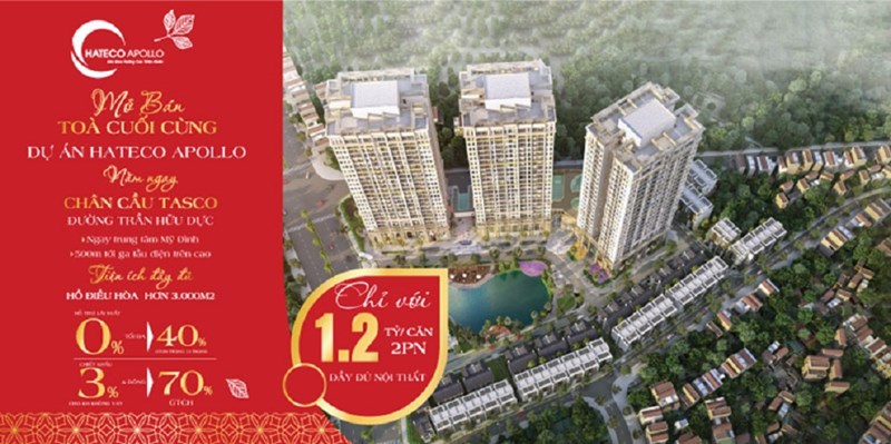 Hateco Apollo ghi điểm với giá bán và chính sách bán hàng hấp dẫn