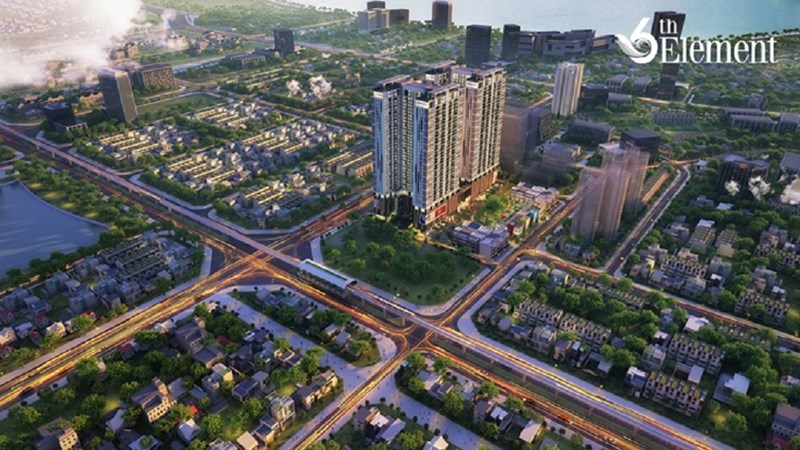 Phối cảnh Khu đô thị Tây Hồ Tây được quy hoạch đồng bộ, hiện đại