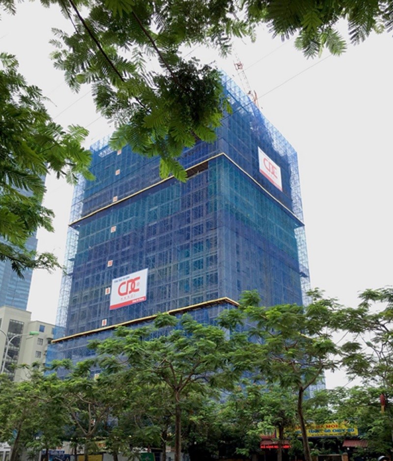 Dự án The Sun đã xây dựng đến tầng 19.