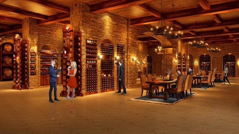 Hầm rượu sang trọng mang phong cách Châu Âu dành cho cư dân sành điệu