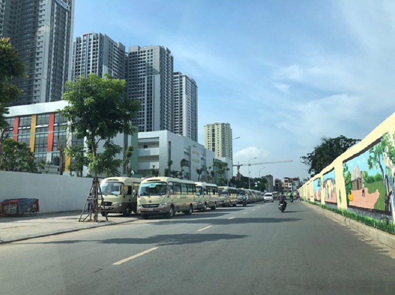 Cơ sở quy mô và hiện đại của trường Newton Grammar School tại TNR Goldmark City 136 Hồ Tùng Mậu, Hà Nội.