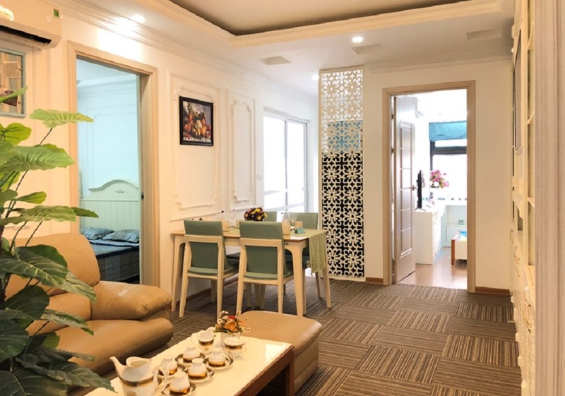 Hình ảnh thực tế căn hộ mẫu Ruby City CT3