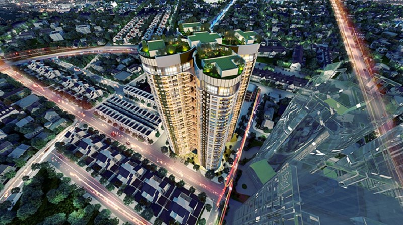 Skyview Plaza thuộc tổ hợp căn hộ cao cấp, nhà phố thương mại, liền kề 360 Giải Phóng với 3 mặt tiền giáp đường lớn, đường sá thông thoáng