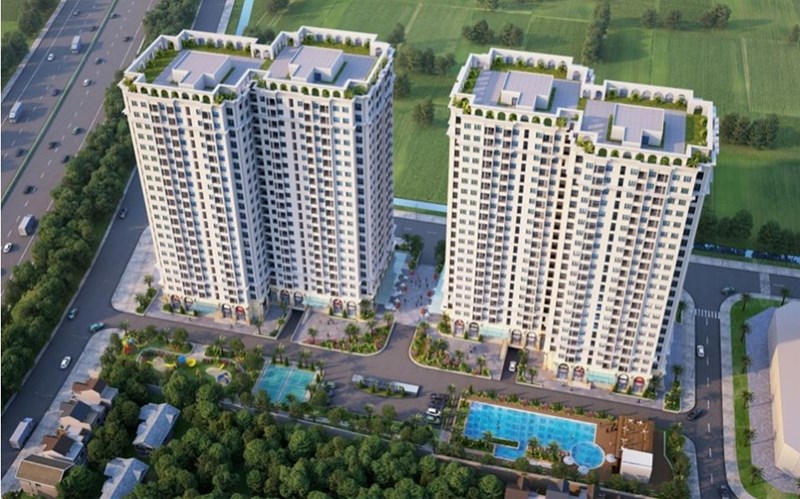 Phối cảnh thổng thể dự án Ruby City CT3