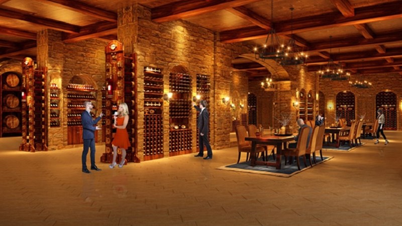 Hầm rượu Châu Âu dành cho quý cư dân thời thượng