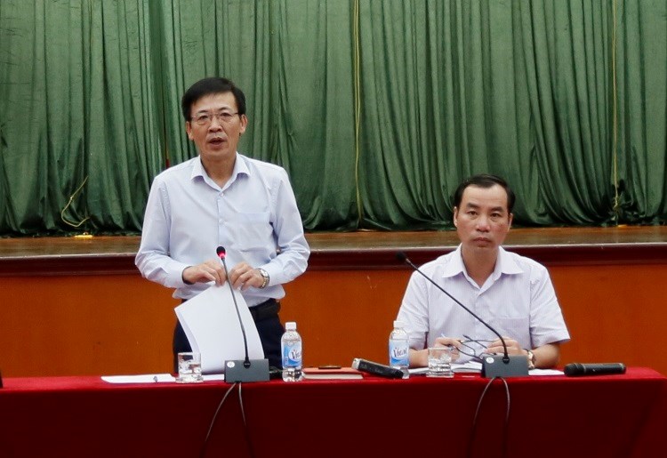 &Ocirc;ng La Văn Thịnh, Cục trưởng Cục Quản l&yacute; c&ocirc;ng sản giới thiệu những nội dung cơ bản của Nghị định số 69/2019/NĐ-CP.