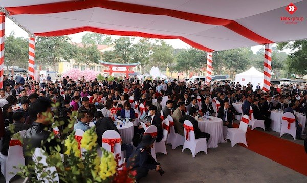 Hàng trăm khách hàng quan tâm tham gia sự kiện ra mắt dự án TMS Grand City Phúc Yên.