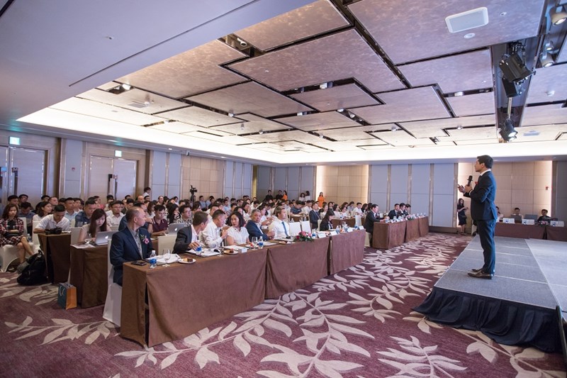 Toàn cảnh Hội thảo giới thiệu cơ hội đầu tư của CENLAND tại Hà Nội, ngày 5/7/2018.