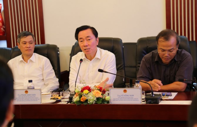 Ông Phạm Sanh Châu, Trợ lý Bộ trưởng Bộ Ngoại giao, Đại sứ đặc mệnh toàn quyền tại Ấn Độ.