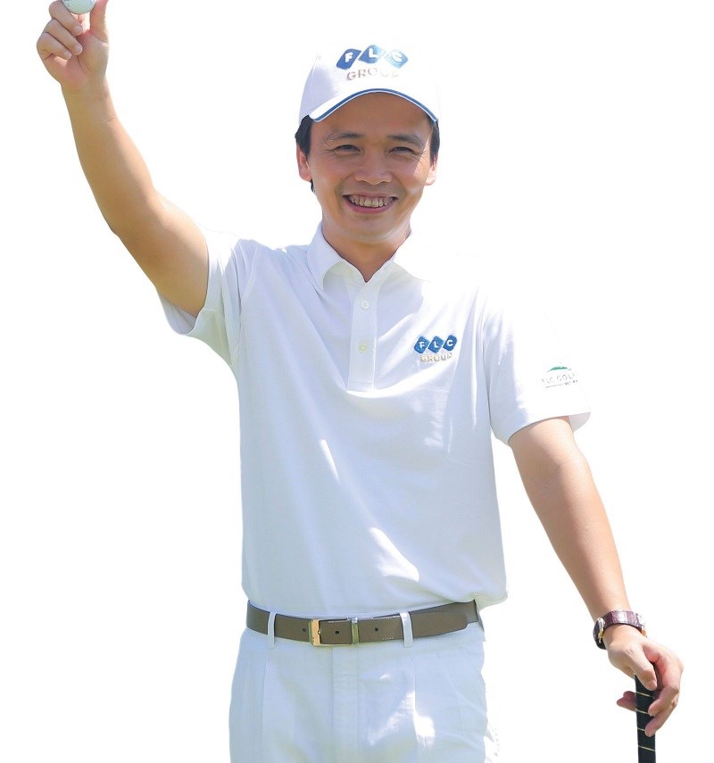 Chủ tịch Tập đoàn FLC Trịnh Văn Quyết cho biết: Đầu tư sân golf là một trong những chiến lược kinh doanh của Tập đoàn.